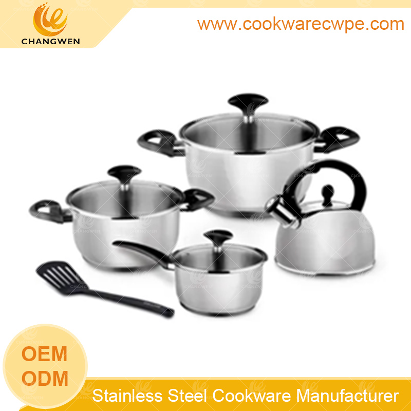 kitchenware and cookware wholesale stainless steel cookware set kitchen frying pan saucepan nonstick factory CW51016-09N01